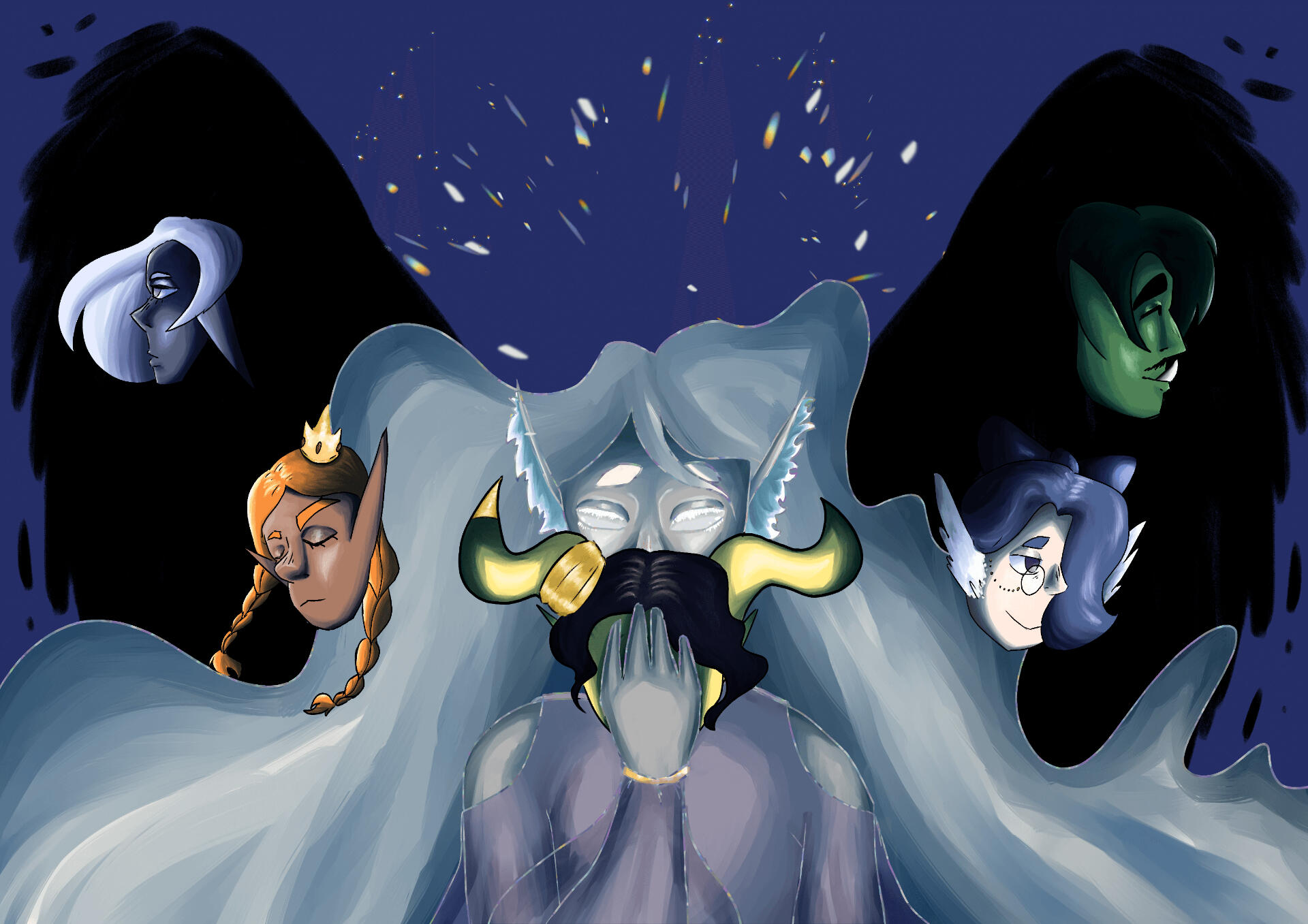 Tic illustration - Masks Off